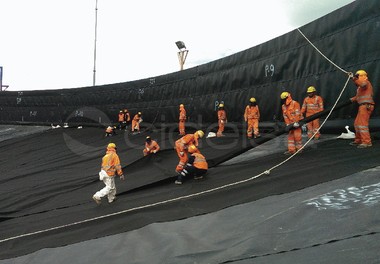 Instalación de Geotextil