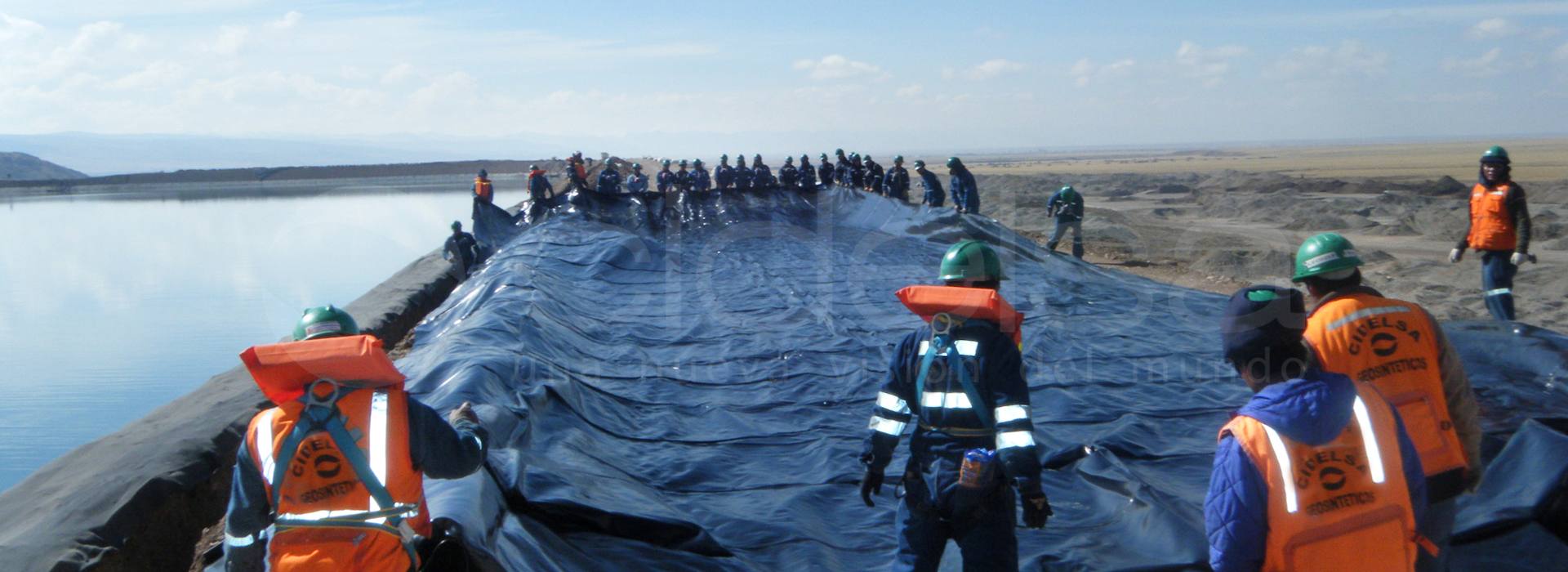 instalacion de geomembrana de pvc