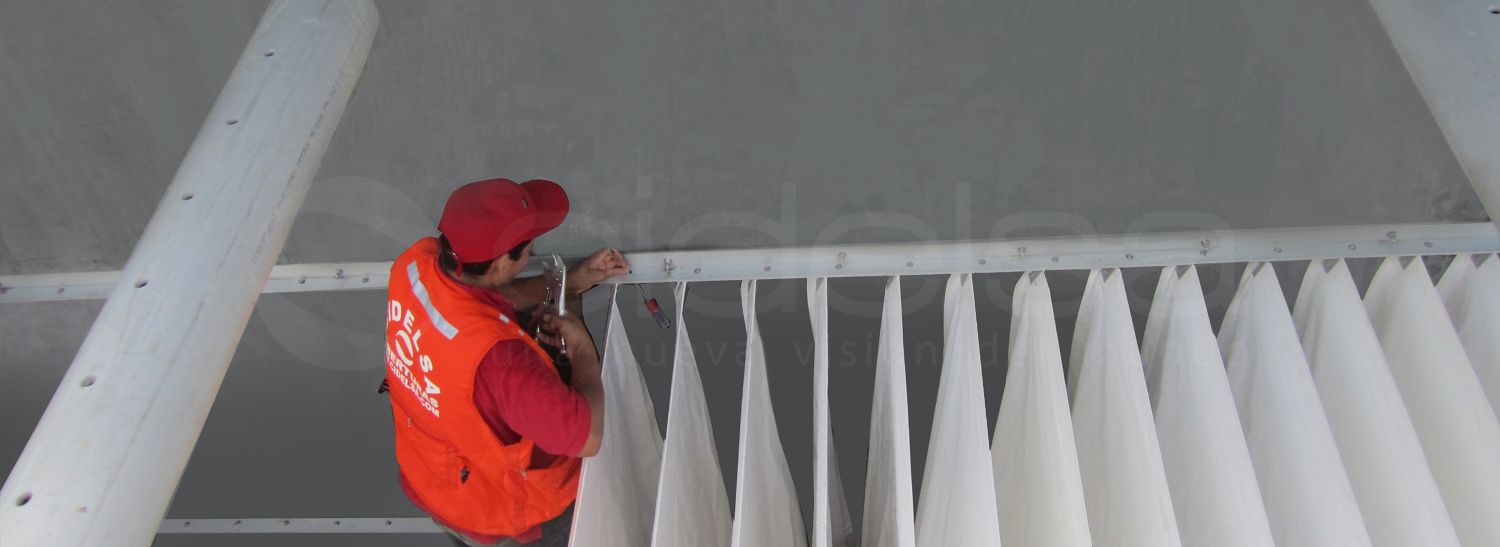paneles sedimentadores para tratamiento de aguas residuales