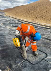instalacion de geosinteticos en obras de ingenieria