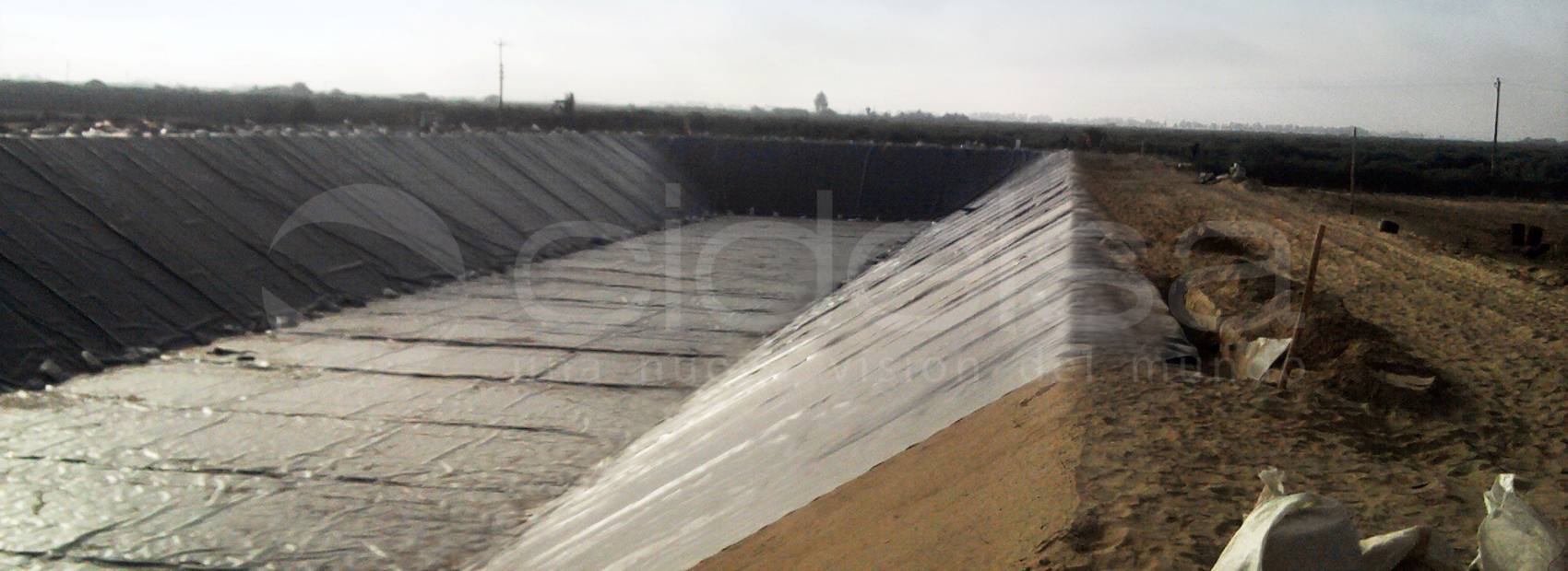 geomembrana de polipropileno hdpe para reservorio de agua