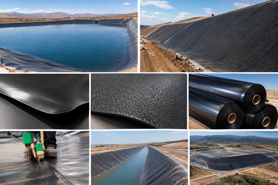 tipo de geomembrana hdpe